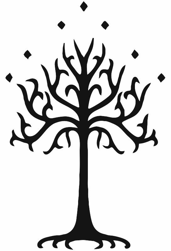 Stencil of Tree of Gondor