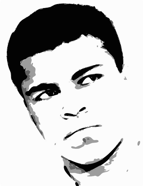 Stencil of Ali