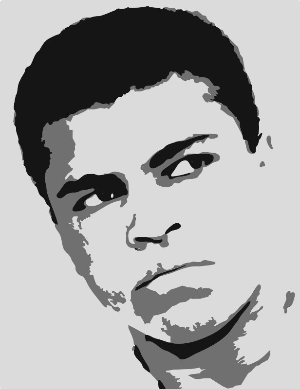 Stencil of Ali