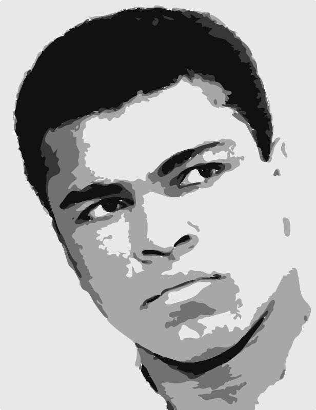 Stencil of Ali