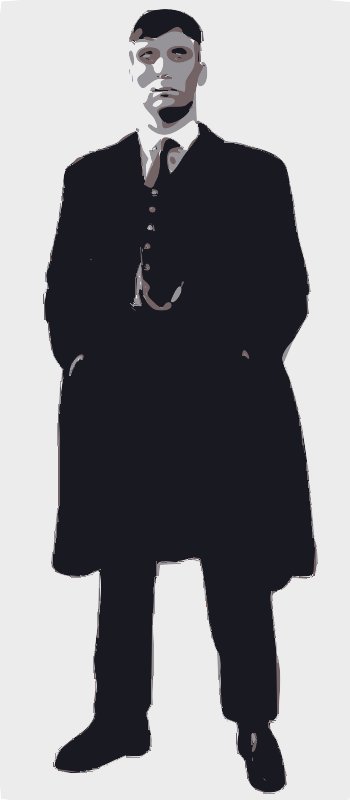 Stencil of Cillian Murphy Standing