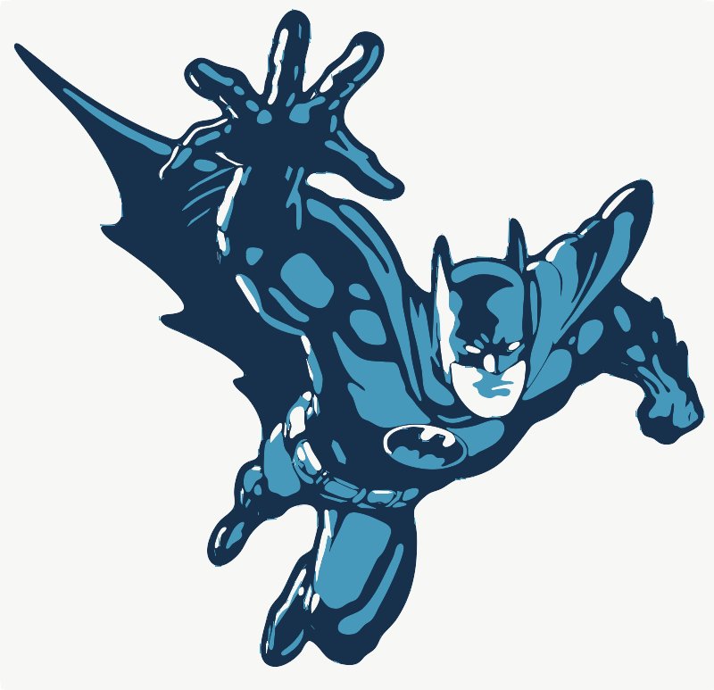 Stencil of Batman
