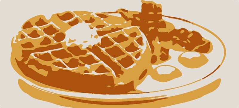 Stencil of Breakfast