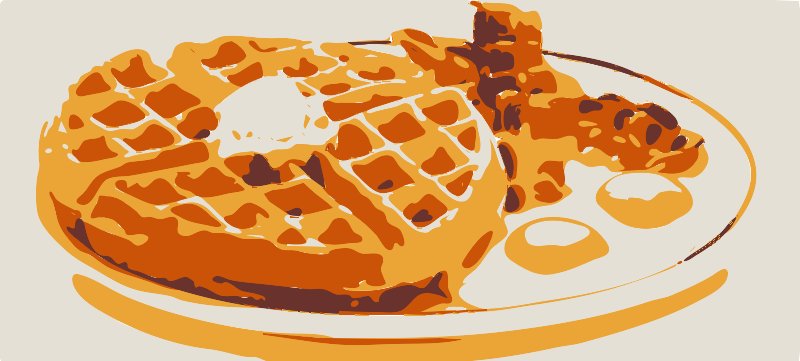 Stencil of Breakfast