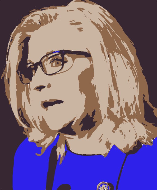 Stencil of Liz Cheney