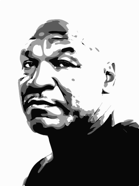 Stencil of Mike Tyson
