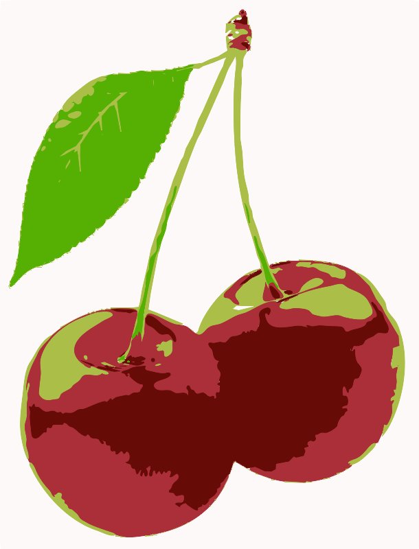 Stencil of Cherries