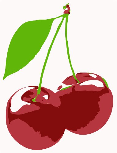 Stencil of Cherries