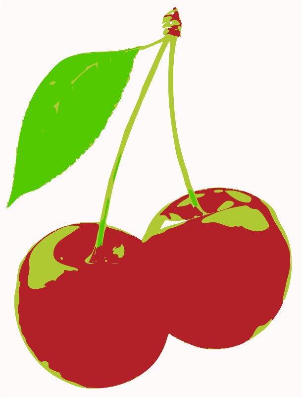 Stencil of Cherries