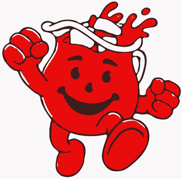 Stencil of Kool-Aid