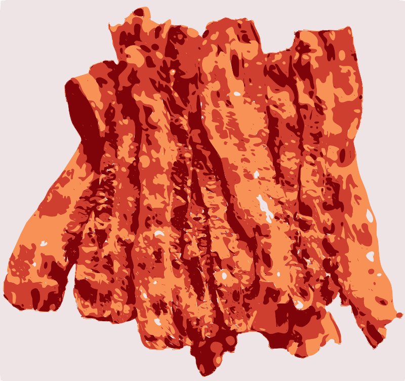 Stencil of Bacon
