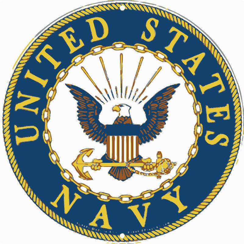 Stencil of US Navy