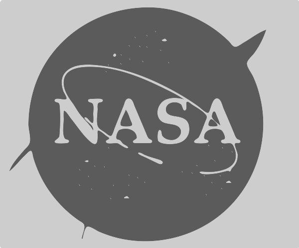 Stencil of NASA