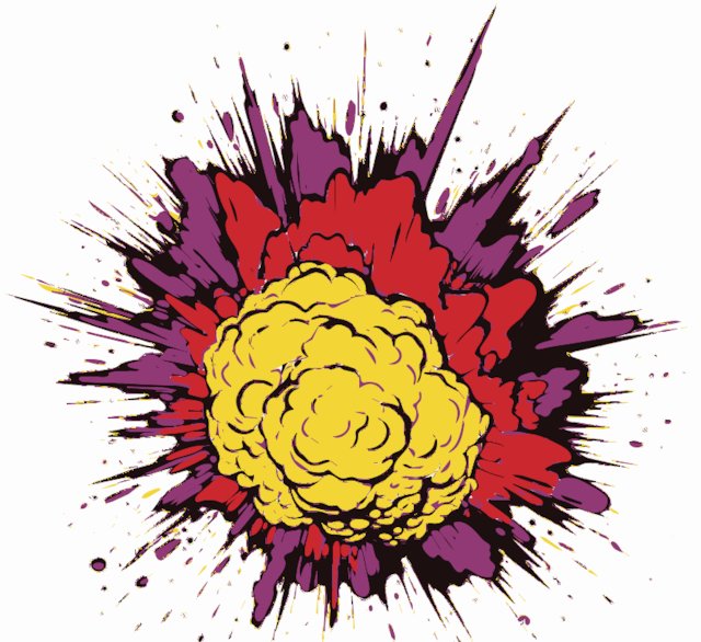 Stencil of Explosion