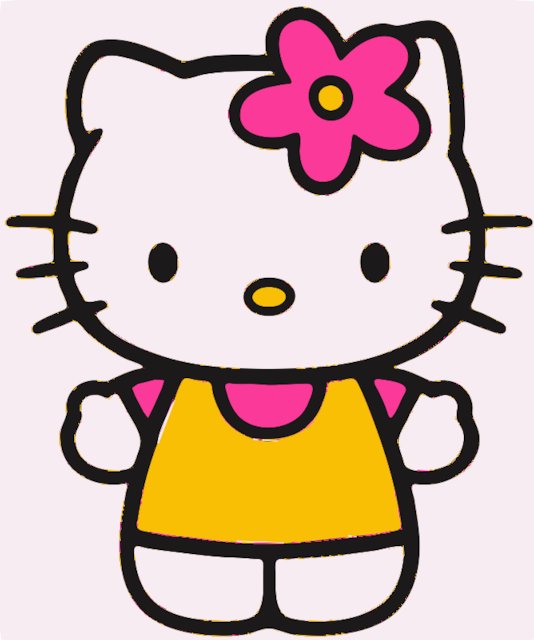 Stencil of Hello Kitty