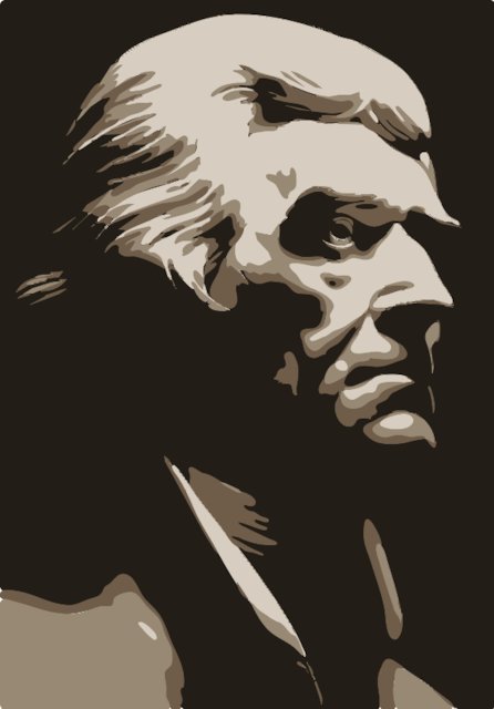 Stencil of Thomas Jefferson