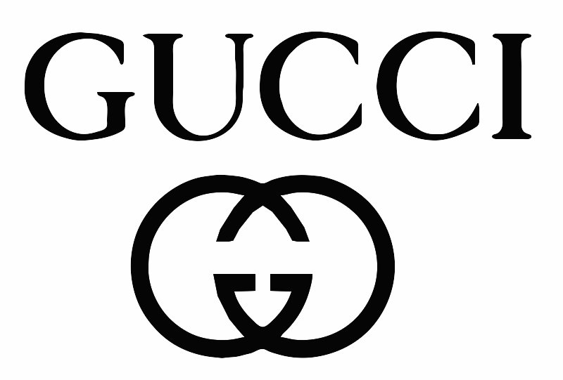 Stencil of Gucci Mark and Logo