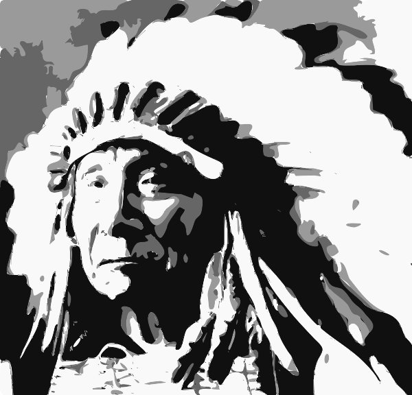 Stencil of Chief