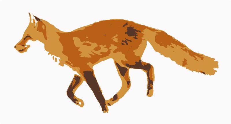 Stencil of Fox