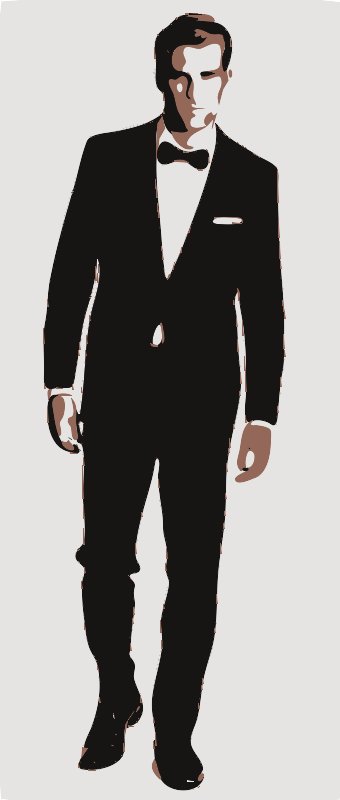 Stencil of Tuxedo