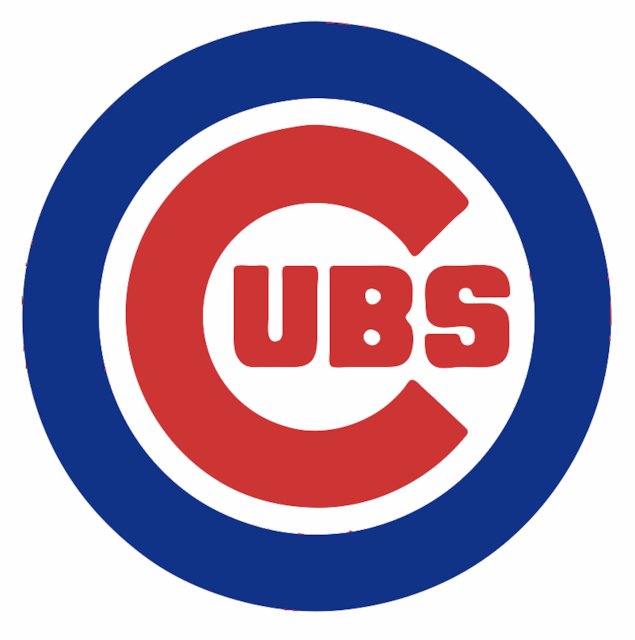 Stencil of Chicago Cubs