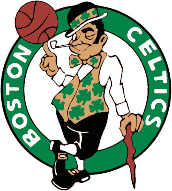 Stencil of Boston Celtics