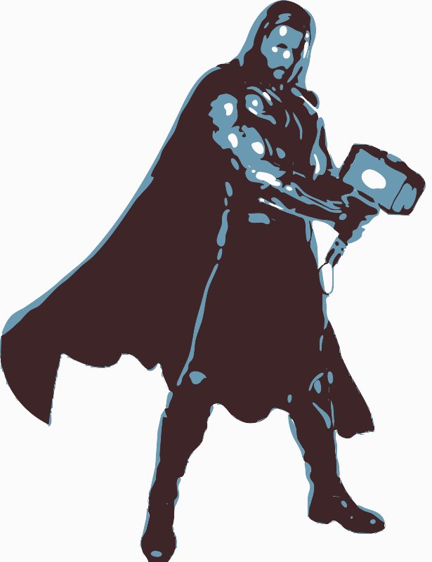 Stencil of Thor