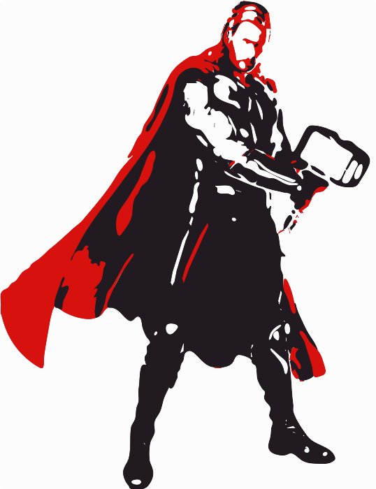Stencil of Thor