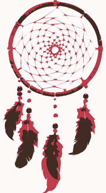 Stencil of Dreamcatcher