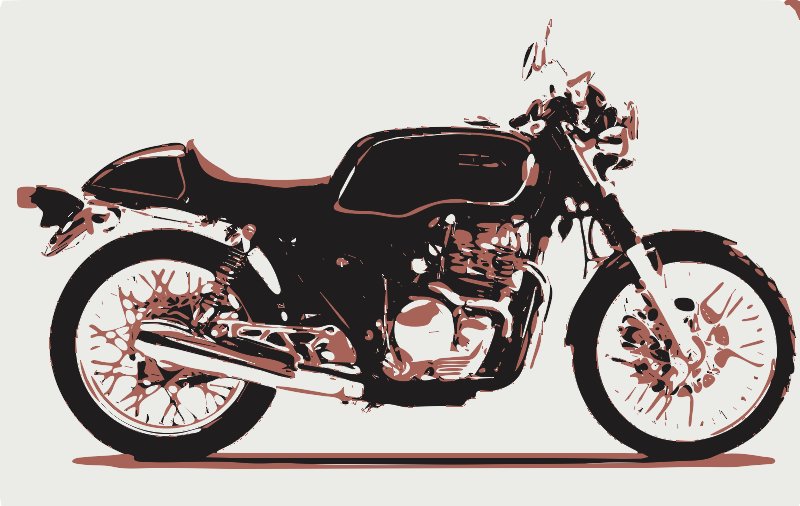 Stencil of Honda Tourist Trophy