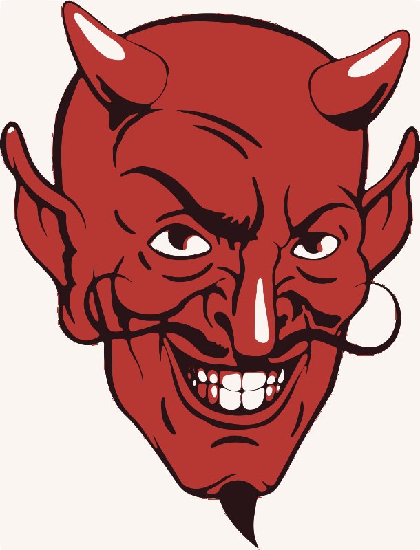 Stencil of Devil