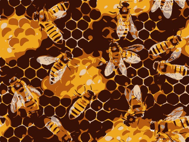 Stencil of Honeycomb
