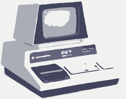 Stencil of Commodore PET