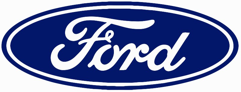 Stencil of Ford Logo