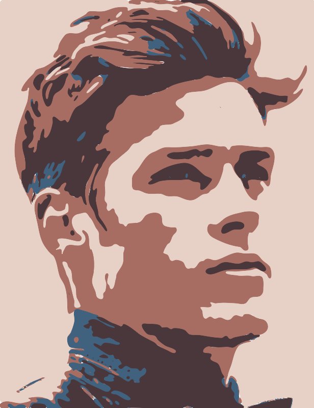 Stencil of Quiff