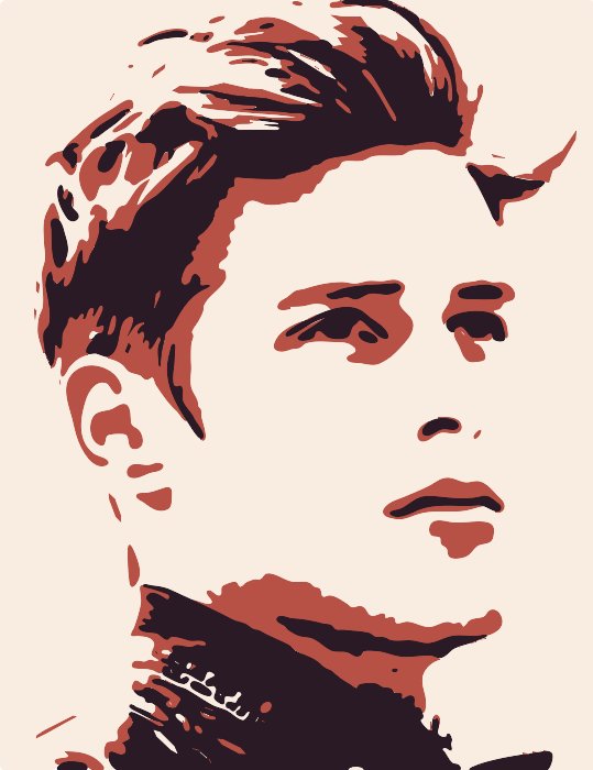 Stencil of Quiff