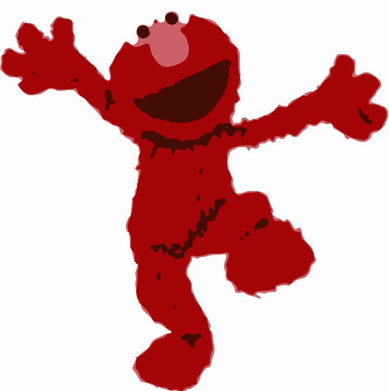 Stencil of Elmo