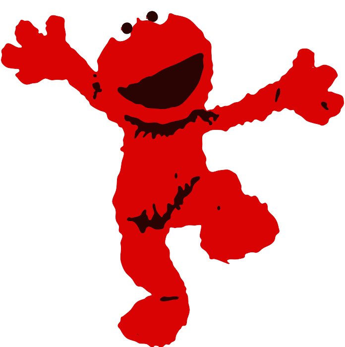 Stencil of Elmo