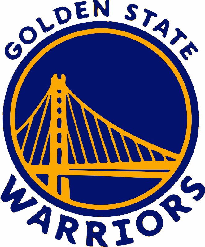 Stencil of Golden State Warriors