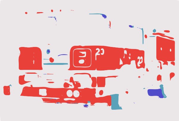 Stencil of Fire Truck No. 23