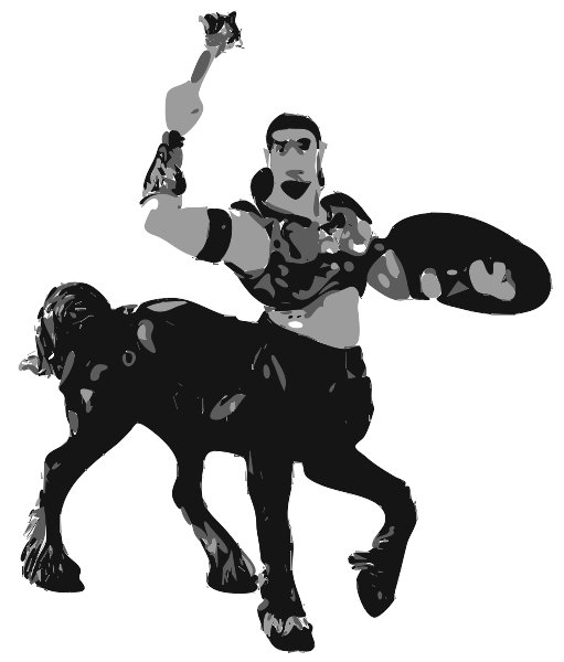 Stencil of Centaur