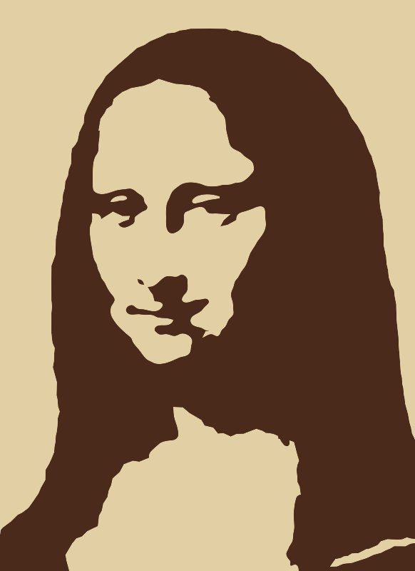 mona lisa stencil