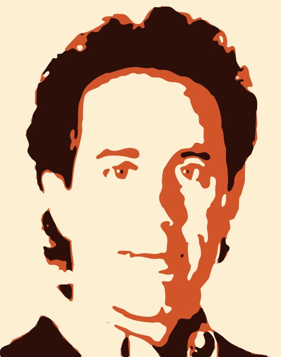 Stencil of Seinfeld