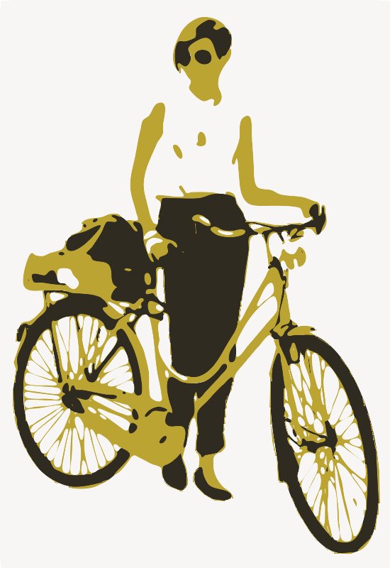 Stencil of Bicycle