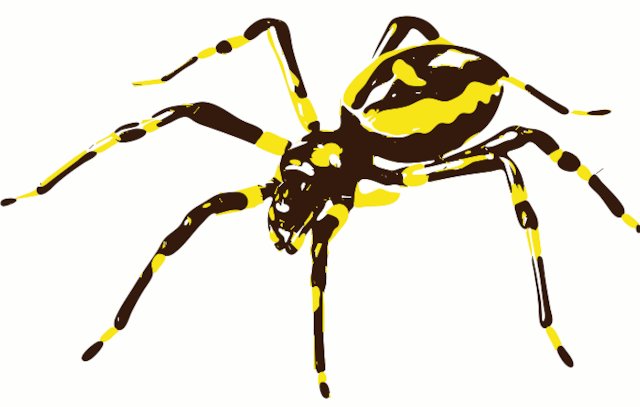Stencil of Spider