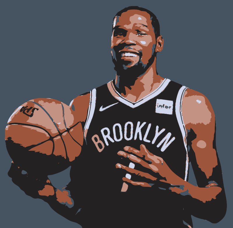 Stencil of Kevin Durant