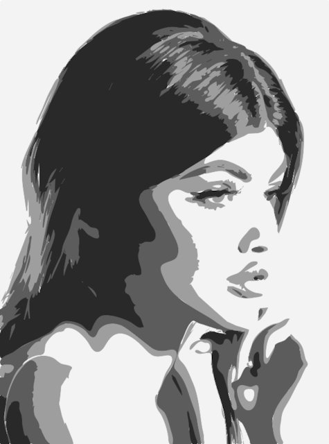 Stencil of Kylie Jenner