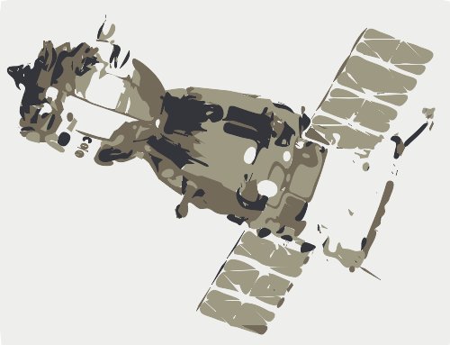 Stencil of Soyuz