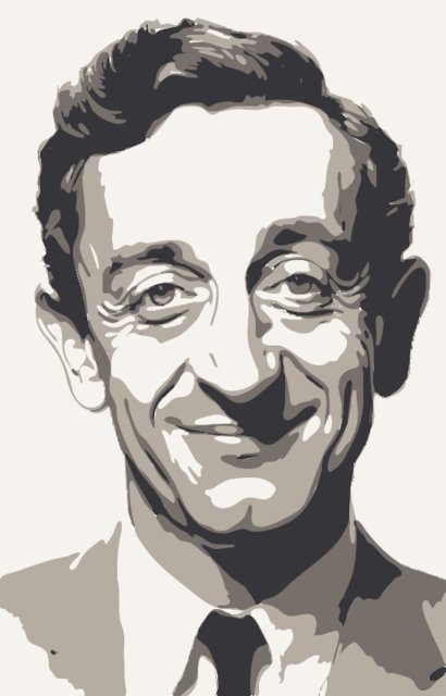 Stencil of Harvey Milk