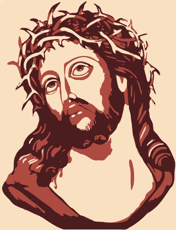 Stencil of Crown of Thorns